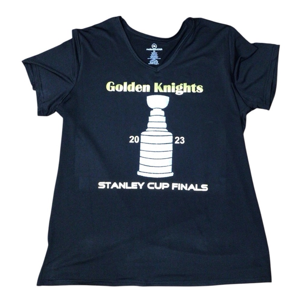 Las Vegas Golden Knights Glittery Woman’s Shirt NWOT size XL